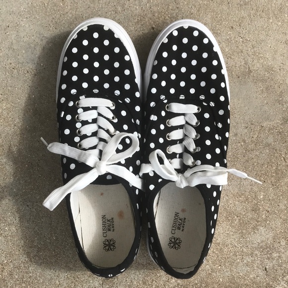 Cushion Walk by Avon Fashion Polka-Dot Sneakers - Picture 5 of 13